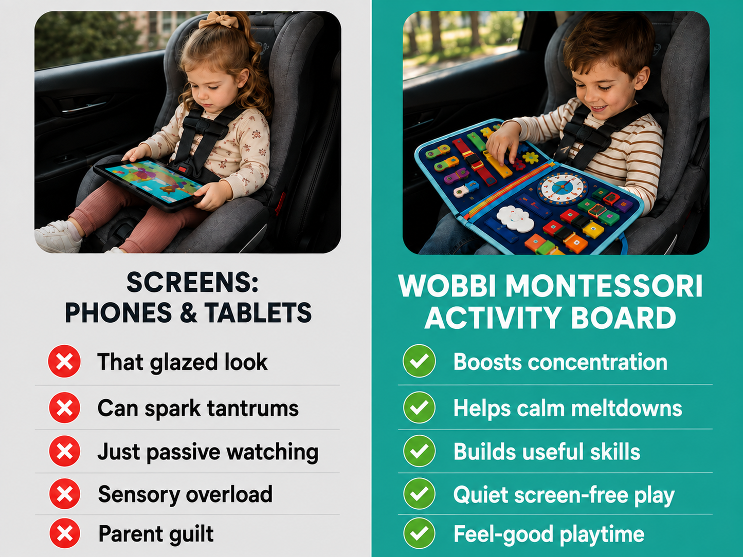 Wobbi™ Montessori Busy Board